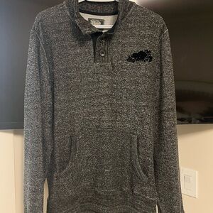 Roots Black and Gray Knit Sweater